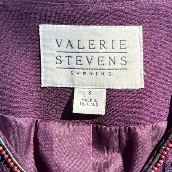 Vintage Valerie Stevens Evening evening skirt and beaded jacket set - size 8 - Picture 7 of 8